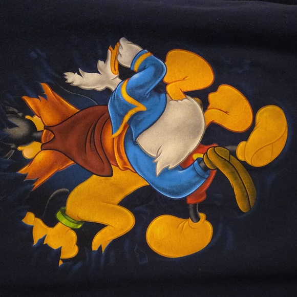 Walt Disney World Vintage Y2K T Shirt Size XL Mickey Mouse Donald Duck Tee - Picture 4 of 6